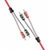 Cerwin Vega Mobile CV 1 Female to 2 Male Twisted RCA Y-Cable w/Dual Molded Ends - RVY2M view 1