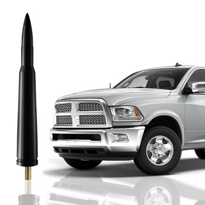 Bullet Style 0.5 Cal Antenna Mast for Dodge RAM 2500 2010-2019