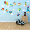 Airplane Wall Decal Stickers view 1