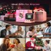 Divoom Ditoo Retro Pixel Art Game Bluetooth Speaker with 16X16 LED App Controlled Front Screen (Pink) view 2
