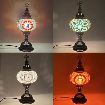 Paykoc Imports Turkish Mosaic Table Lamp - 6"x14.5" - MB3 - Assorted Colors