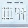 Eyeglass Screw Extractor UCanSee Broken Screw Remover Tool for Glasses Frames, All-Metal Body, 3.94 x 3.03 x 6.69 in view 3