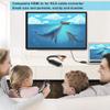 Hakeeta to AV High-Definition Video Converter Adapter Male to Female Cable Cable Converter, Suitable for TV, VHS, VCR, DVD Recorder (Black). view 3