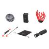 DigiPower Professional High Performance Cardioid Compact Shotgun Microphone w/Deadcat Wind Protector for Mirrorless Cameras, DSLRs, and Smartphones view 4