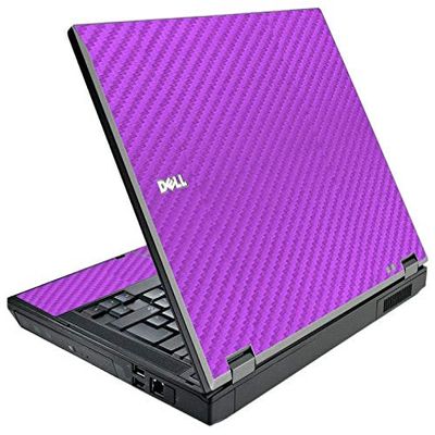 LidStyles Vinyl Protection Skin Kit Decal Sticker Compatible with Dell Latitude E5410 (Purple Carbon Fiber)