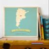 Children Inspire Design My Roots Argentina Wall Map 11x14, Kid's Argentina Map Wall Art, Wall Art Print, Nursery Decor, Nursery Wall Art view 3