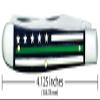 Case WR XX Pocket Knife Green Line - Trapper - Smooth Black Bone W/Color Inlays Item #9575 - (6254 SS) - Length Closed: 4 1/8 Inches view 2