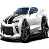 2016-17 Camaro SS Cartoon Car 4ft Long (48") Wall Decal Vintage 3D Car Movable Stickers Vinyl Wall Stickers for Kids Room view 1