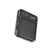 arararee Galaxy Z Flip 5G Case, Aero Flex AR18710GZF Case, Galaxy Zet Flip Cover, Folding Smartphone, Hinge Protection, Strap Hole, Drop Prevention, Back Cover Type, Official Samsung Product, Black view 2