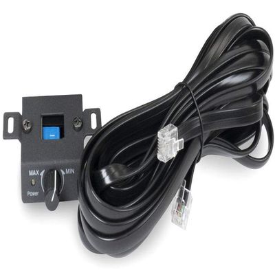 NVX XCR1 Dash Mount Wired Remote Level Bass Control Knob for Select NVX and AudioControl Sound Processors