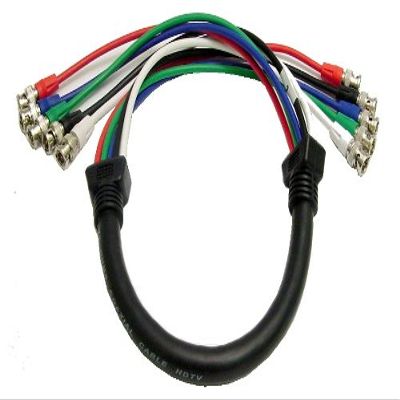 Calrad 55-611-20, Shielded RGB Video Cable 5 BNC Males 20'