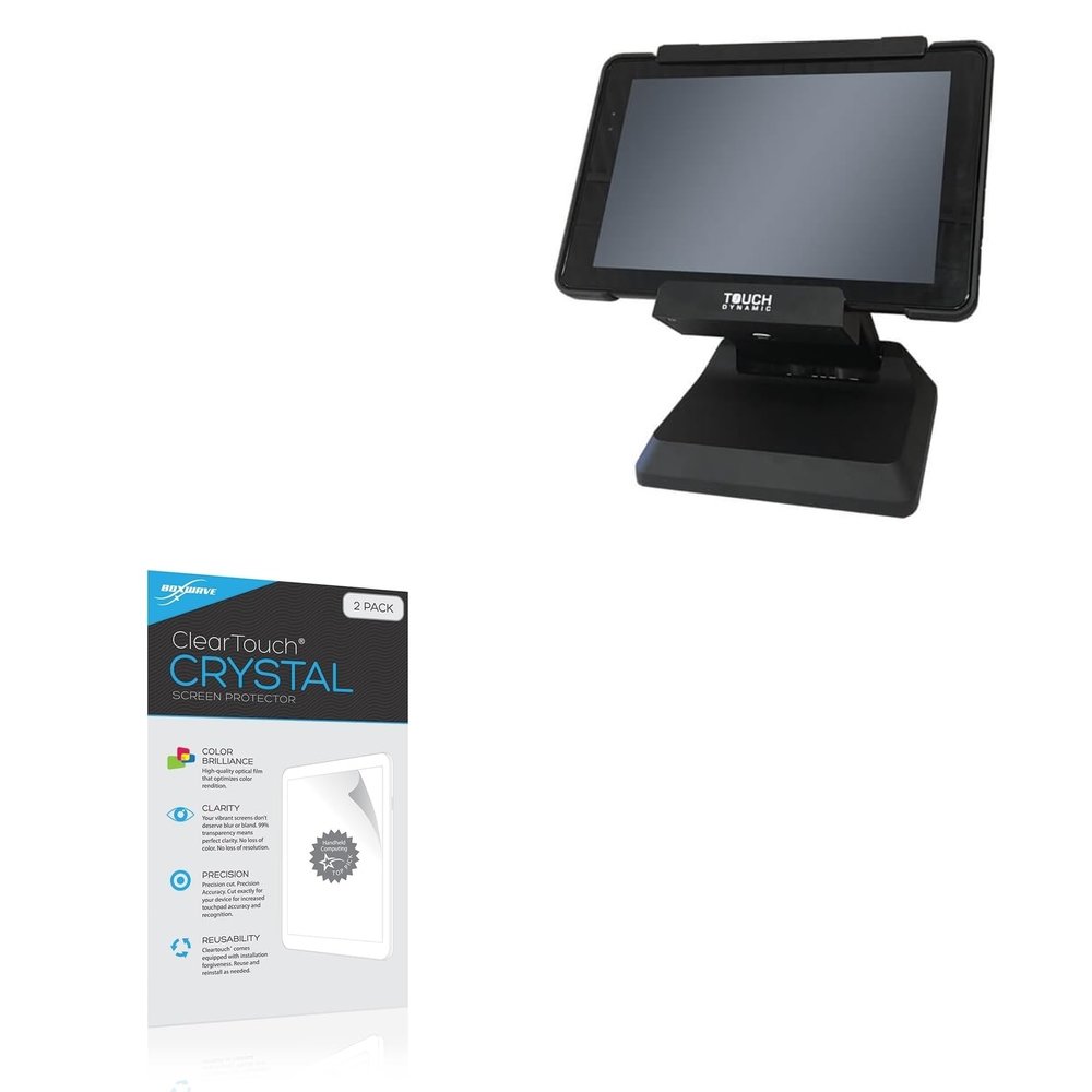 BoxWave Screen Protector Compatible with Touch Dynamic Quest IV (8 in) - ClearTouch Crystal (2-Pack), HD Film Skin - Shields from Scratches