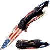 Personalized Laser Engraved Pocket Knife, Fathers Day, Groomsmen Gift, Graduation Gifts, Gifts for Men Free Engraving. (Flag) view 1