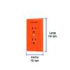 Armed contact plate isolated land line Standard view 3