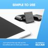 CarbonKlean ScreenKlean Tablet Screen Cleaner - Compatible with iPad, Android & Amazon Tablet - with Carbon Microfiber Tech - Electroplated Silver - 1 Count view 4