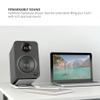 Kanto YU 140W Powered Speakers with Bluetooth 4.2 and RCA Input | Features Signal Detection and Auto Stand-by | Remote Included | Pair | Matte Black view 4