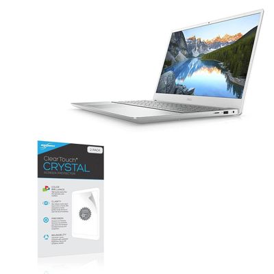 BoxWave Screen Protector Compatible with Dell Inspiron 15 7591 (15.6 in) - ClearTouch Crystal (2-Pack), HD Film Skin - Shields from Scratches