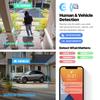 Amcrest Refurbished 4K (8MP) Outdoor Security IP Turret PoE Camera, 3840x2160, Human & Vehicle Detection, 98ft NightVision, 125 FOV, IP67, MicroSD Recording (256GB), REP-IP8M-T2599EW-AI-V3 (White) view 3