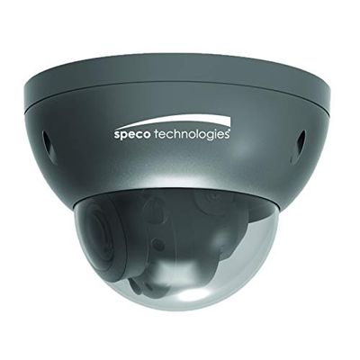 Speco Technologies O2ID21M 2 Megapixel Intensifier IP Outdoor Dome Camera, 2.8-12mm Lens, Dark Grey Housing
