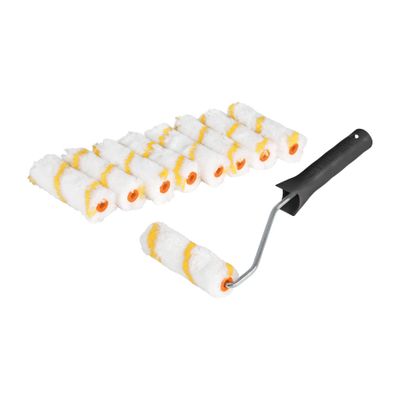 Kit 9 parts mini rollers 4 'and 1 maneral