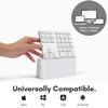 Macally Bluetooth Number Pad for Laptop - Rechargeable Wireless Numeric Keypad - Slim 35 Key Wireless Number Pad for Data Entry, 10 Key Numpad Compatible with Mac, MacBook, iPad, PC Desktop, Windows view 4