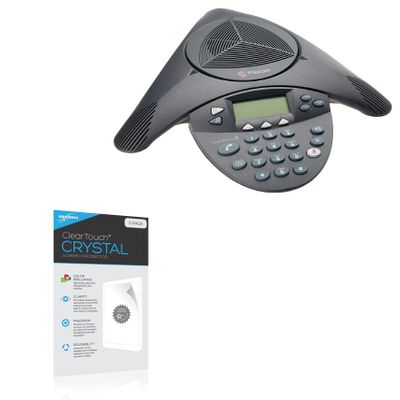BoxWave Screen Protector Compatible with Polycom SoundStation2 - ClearTouch Crystal (2-Pack), HD Film Skin - Shields from Scratches