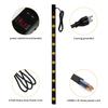 10-Outlet Heavy Duty Power Strip Surge Protector Metal Long Extension Cord 6-Foot, SGS Certified,Black(1000J) view 3
