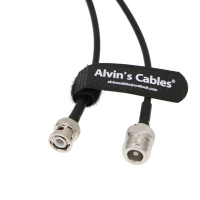Alvin's Cables N Type Female to BNC Male Semi-Flexible 50 ohm Low Loss Cable 1M