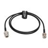 Alvin's Cables N Type Female to BNC Male Semi-Flexible 50 ohm Low Loss Cable 1M view 2