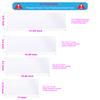 14.48" x 5.2" Universal Keyboard Cover Skin Design for 15.6"-17.3" Laptop Notebook with Numeric Keypad Keyboard, Ultra Thin Silicone Waterproof Keyboard Cover Protector-Clear view 2