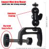 2-Be-Best Mini Projector Mount, Articulating Clamp Mount, 360 Flexible, Compatible with Projector, Camera, LED Light, 1 Year Warranty view 2