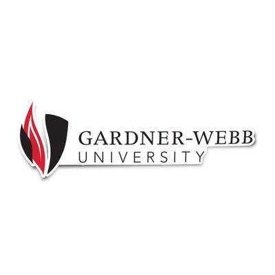 Desert Cactus Gardner-Webb University Sticker GWU Runnin' Bulldogs Vinyl Decal Laptop Water Bottle Car Scrapbook (IND 00006)