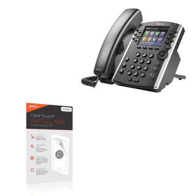 BoxWave Screen Protector Compatible with Polycom VVX 411 - ClearTouch Anti-Glare (2-Pack), Anti-Fingerprint Matte Film Skin