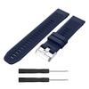 200Pcs Compatible for Garmin Approach S62 Band, Blueshaw Classic Soft Silicone Replacement Watch Band Straps for Garmin Approach S62 Watch (Blue) view 2