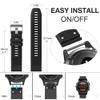 200Pcs Compatible for Garmin Approach S62 Band, Blueshaw Classic Soft Silicone Replacement Watch Band Straps for Garmin Approach S62 Watch (Blue) view 4