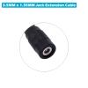 DC Power Extension Cable, 3.5mm x 1.35mm Extension Cord, 2-Pack 6FT 90 Degree Right Angle Male to Female Plug Jack Power Supply Adapter Cable for CCTV Surveillance Security Camera LED Strip view 3