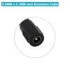DC Power Extension Cable, 5.5mm x 2.1mm Extension Cord, 2-Pack 6FT 90 Degree Right Angle Male to Female Plug Jack Power Supply Adapter Cable for CCTV Surveillance Security Camera Monitor LED Strip view 3