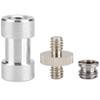 1 ,4in 3 ,8in Light Stand Adapter Metal Tripod Screw 1 ,4in Double Head Screw 3 ,8in 1 ,4in Adapter Screw for Light Stand Umbrella Camera Holder Adapter view 2