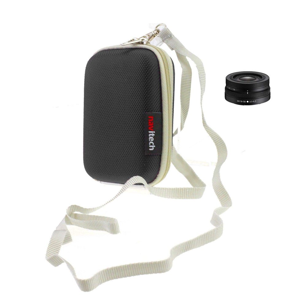 Navitech Black Water Resistant Camera Lens Protective Case Pouch Compatible With Nikon AF-S Teleconverter TC-17E II