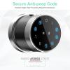 Geek Smart Door Lock - Keyless Fingerprint and Touchscreen Digital Door Lock, Secure Bluetooth, Easy Install, Great for Airbnb, Hotels and Offices, Homes, Apartments- Silver view 3