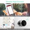 Geek Smart Door Lock - Keyless Fingerprint and Touchscreen Digital Door Lock, Secure Bluetooth, Easy Install, Great for Airbnb, Hotels and Offices, Homes, Apartments- Silver view 4