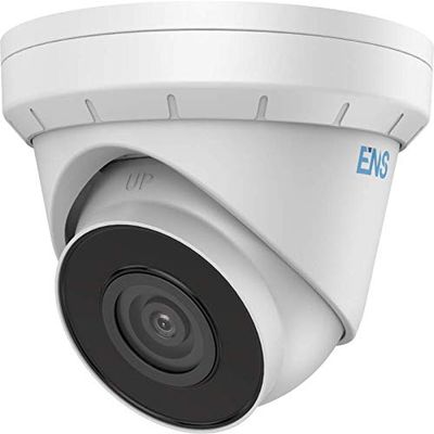 ENS SIP34T3/40-C 4MP IR 3D DNR True WDR Network Outdoor Turret Camera with 4.0mm Lens, RJ45 Connection.
