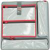 SKB Cases 3i-LO2215-TT iSeries 2215 Lid Organizer designed by Think Tank, Laminated zippered Clear Mesh Pockets, Polyester-lined iPad/Laptop Top-load Pocket, Hook-and-loop with Adhesive Backing view 1