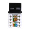 Cat6 Keystone Jack, 10-Pack, Black view 4