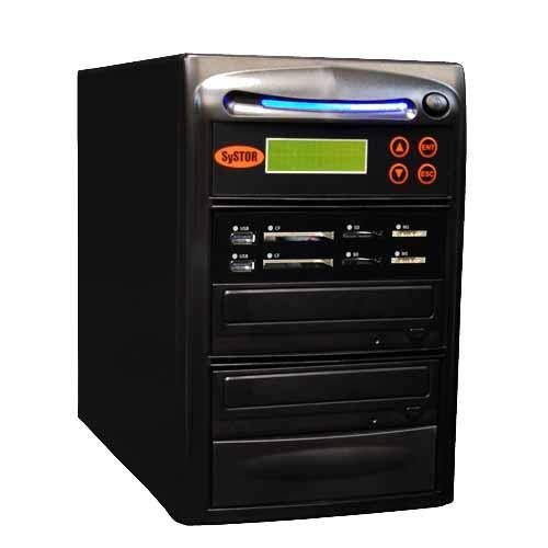 Systor 1:1 All-in-One Combo Flash Drive & Blu-ray BDXL Duplicator - Back up USB/SD/CF/MS Flash Media Cards to a Single CD/DVD/BD Disc - SYS-USBSDCF-BD-01