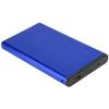 2.5inch USB2.0 ,External Mobile Hard Disk Case Box,Aluminum Alloy Brushed Fit for 2TB SSD,Plug-and-Play, with LED Indicator(Blue ) view 2