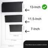 13 Inch Adjustable Screen Top Shelf Organizer for TV Computer Monitor Flat Screen, Large TV Mount Top Shelf Used To Place Soundbar Cable Box Speakers Apple TV Play-station Camera Frames Remote view 2