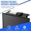 13 Inch Adjustable Screen Top Shelf Organizer for TV Computer Monitor Flat Screen, Large TV Mount Top Shelf Used To Place Soundbar Cable Box Speakers Apple TV Play-station Camera Frames Remote view 3
