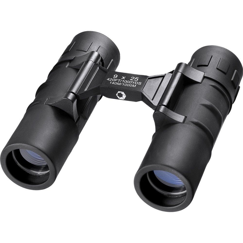 Barska Focus Free Compact Binoculars 9x25 No Focus Needed, Fully Coated Optics, Waterproof Shockproof Armor, Lightweight Binoculars for Hiking, Birding, Sports, Travel
