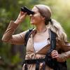 Barska Focus Free Compact Binoculars 9x25  No Focus Needed, Fully Coated Optics, Waterproof Shockproof Armor, Lightweight Binoculars for Hiking, Birding, Sports, Travel view 4